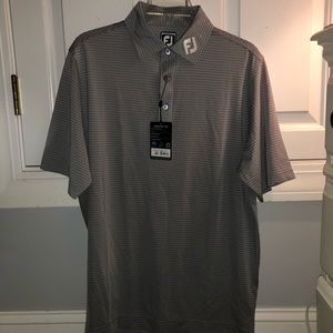 FootJoy PGA Tonal Stripe Golf Shirt (Athletic fit)